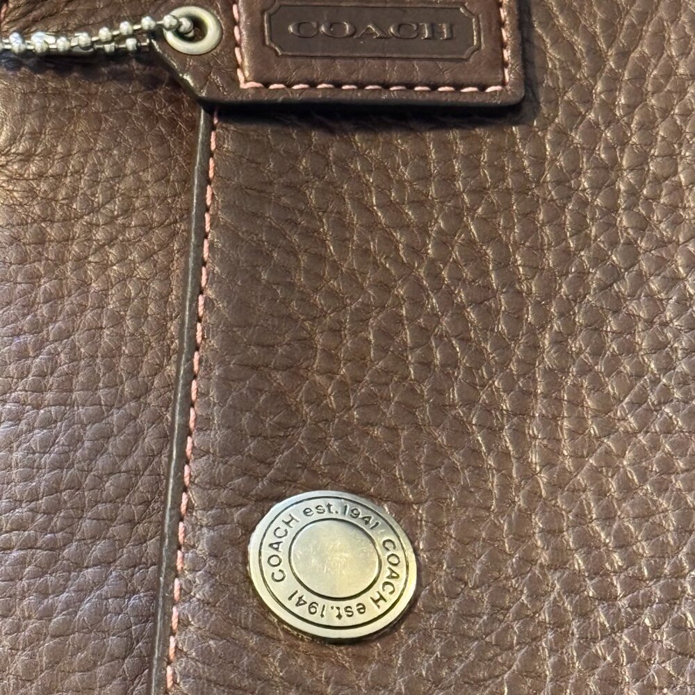 Brown Coach Shoulder Bag - Picture 4 of 6